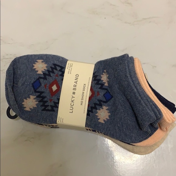 Lucky Brand Accessories - Lucky brand socks!! (6pk)